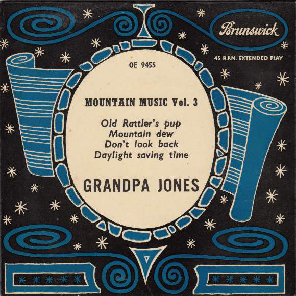 Grandpa Jones - Mountain Music Vol. 3 - Used Vinyl Record 7" image 1