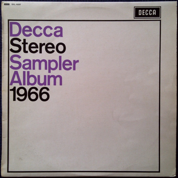 Various - Decca Stereo Sampler Album 1966 - Used Vinyl Record image 1