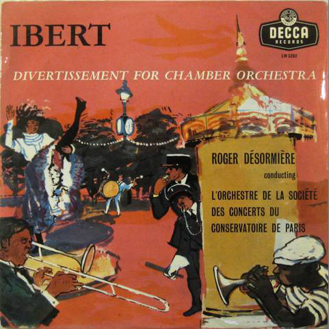 Jacques Ibert - Divertissement For Chamber Orchestra - Used Vinyl Recor image 1