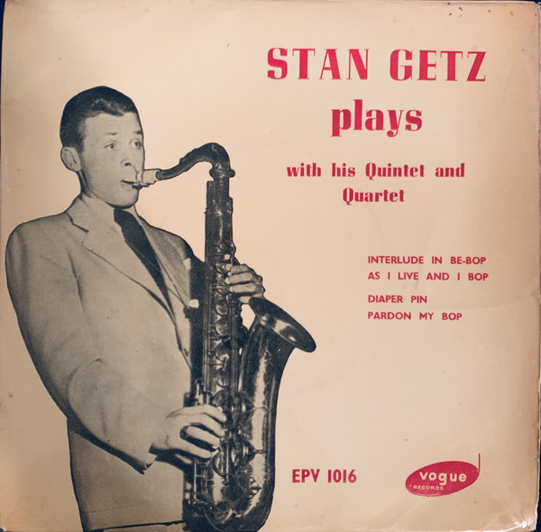 Stan Getz - Plays With His Quintet And Quartet - Used Vinyl Record 7" image 1