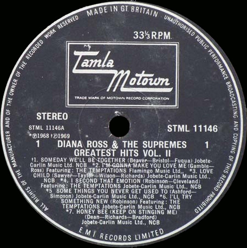 Supremes - Greatest Hits Vol. II - Used Vinyl Record image 1