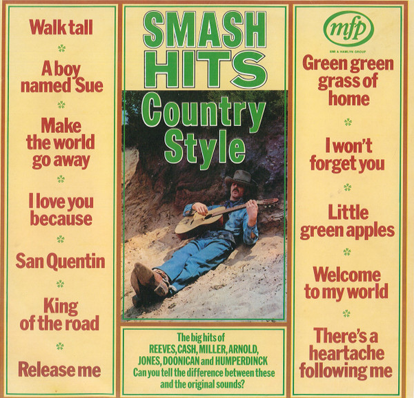 Unknown Artist - Smash Hits - Country Style - Used Vinyl Record image 1
