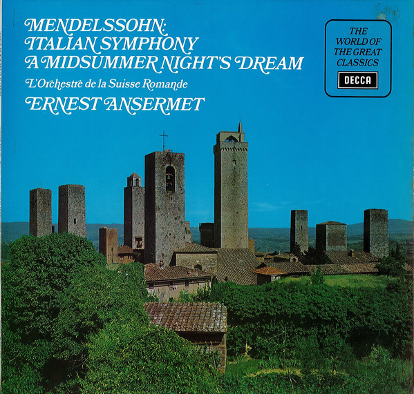 Felix Mendelssohn-Ba - Italian Symphony / A Midsummer Night's Dream - U image 1