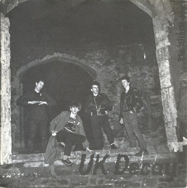 UK Decay - Black 45 e.p. - Used Vinyl Record 7" image 1