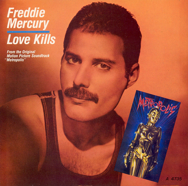Freddie Mercury - Love Kills - Used Vinyl Record 7" image 1