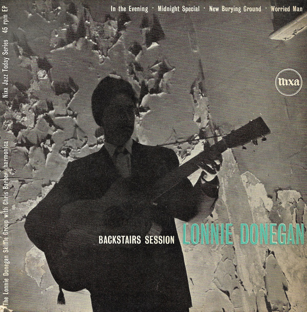 Lonnie Donegan's Ski - Backstairs Session - Used Vinyl Record 7" image 1