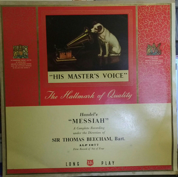 Georg Friedrich Hand - Handel's "Messiah" - Used Vinyl Record image 1