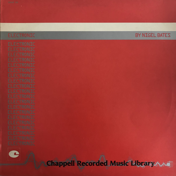 Nigel Bates - Electronic - Used Vinyl Record image 1