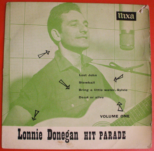 Lonnie Donegan's Ski - Lonnie Donegan Hit Parade - Used Vinyl Record 7" image 1