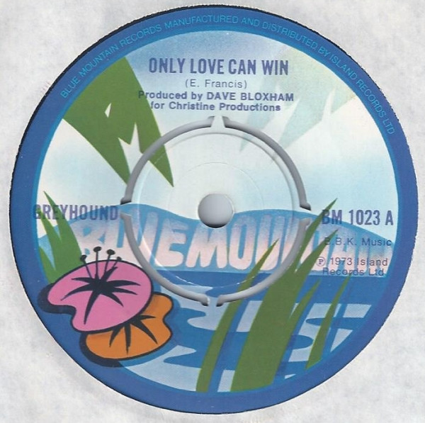 Greyhound - Only Love Can Win - Used Vinyl Record 7" image 1