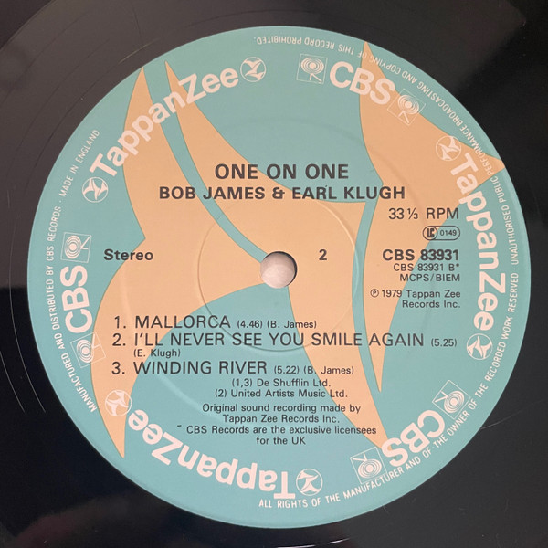 Bob James - One On One - Used Vinyl Record image 1