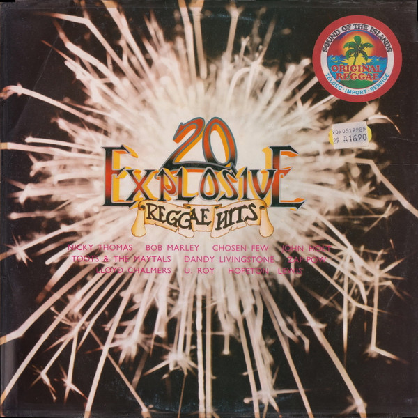 Various - 20 Explosive Reggae Hits - Used Vinyl Record image 1