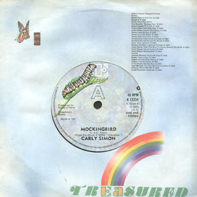 Carly Simon - Mockingbird / Legend In Your Own Time - Used Vinyl Recor image 1