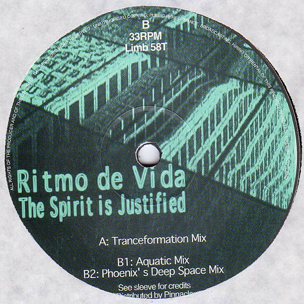 Ritmo De Vida - Spirit Is Justified - Used Vinyl Record 12" image 1
