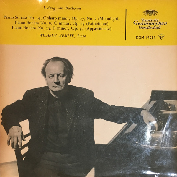 Ludwig van Beethoven - Piano Sonatas No. 14, No. 8, No. 23 - Used Vinyl image 1