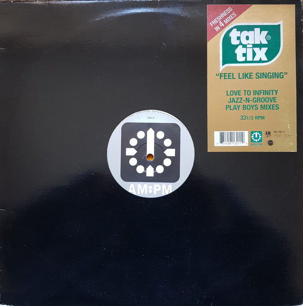 Tak Tix - Feel Like Singing - Used Vinyl Record 12" image 1
