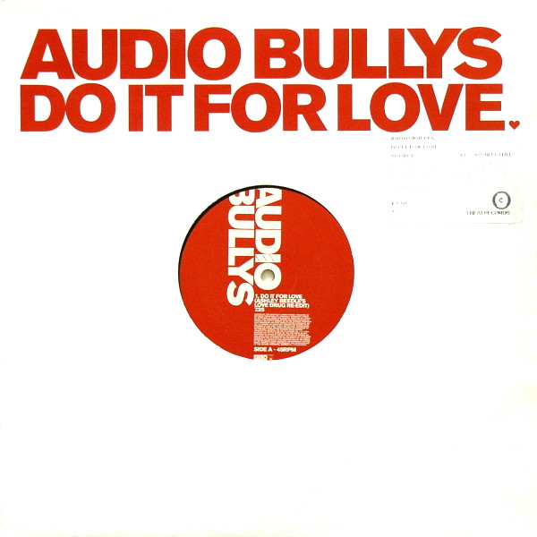 Audio Bullys - Do It For Love - Used Vinyl Record 12" image 1