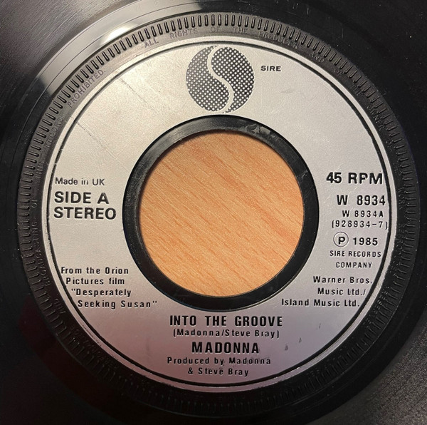 Madonna - Into The Groove - Used Vinyl Record 7" image 1