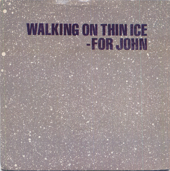 Yoko Ono - Walking On Thin Ice - Used Vinyl Record 7" image 1