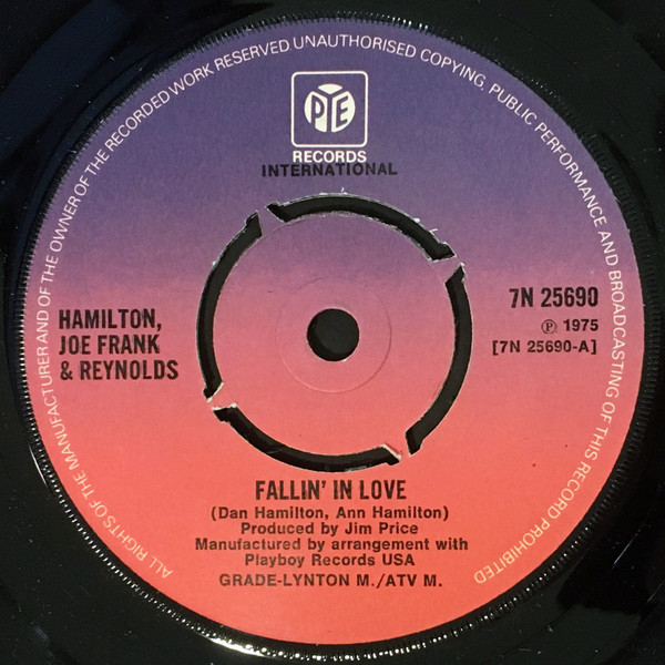 Hamilton - Fallin' In Love - Used Vinyl Record 7" image 1