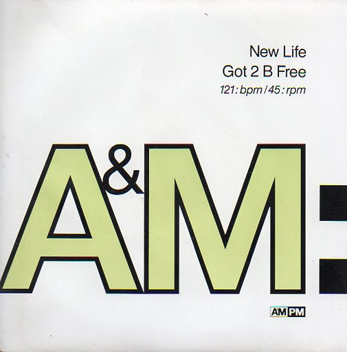New Life - Got 2 B Free - Used Vinyl Record 7" image 1