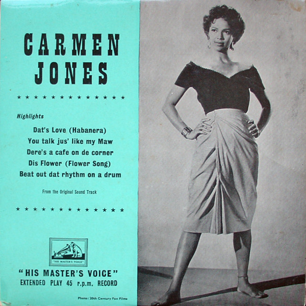 Georges Bizet - Carmen Jones - Highlights - Used Vinyl Record 7" image 1