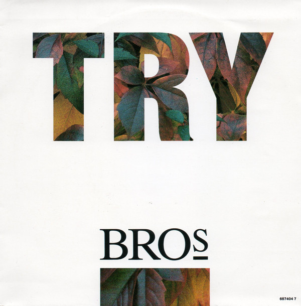 Bros - Try - Used Vinyl Record 7" image 1