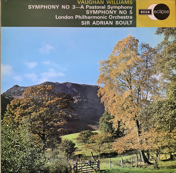 Symphony No 3 - A Pastoral Symphony / Symphony No 5