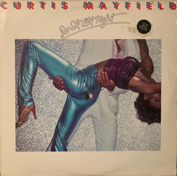 Curtis Mayfield - Do It All Night - Used Vinyl Record image 1