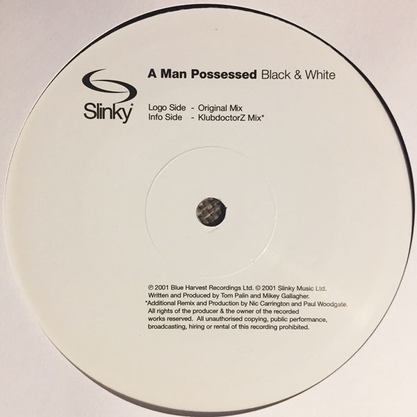 A Man Possessed - Black & White - Used Vinyl Record 12" image 1