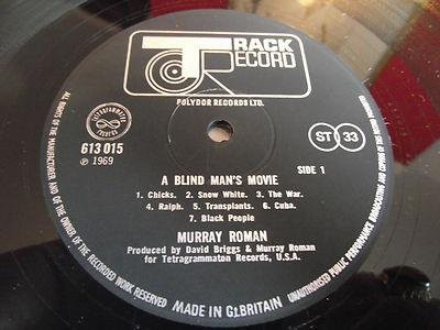 Murray Roman - A Blind Man's Movie - Used Vinyl Record image 1