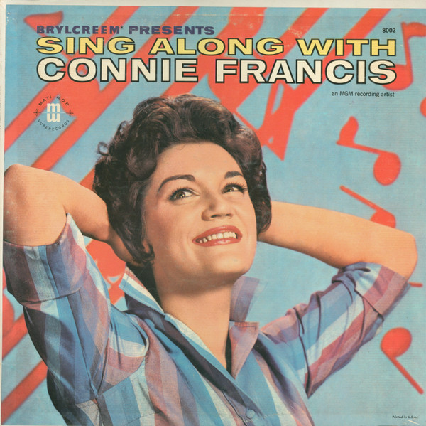 Connie Francis - Sing Along With - Used Vinyl Record image 1