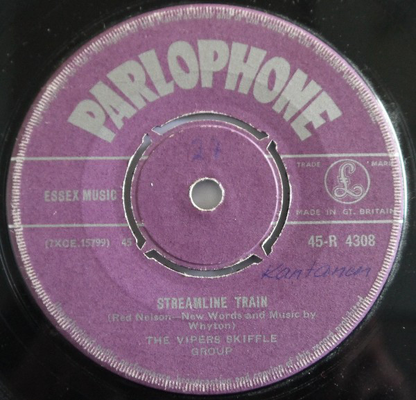 Vipers Skiffle Group - Streamline Train - Used Vinyl Record 7" image 1