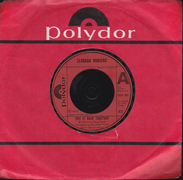 Clodagh Rodgers - Put It Back Together - Used Vinyl Record 7" image 1