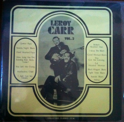Leroy Carr - Vol. 2 - Used Vinyl Record image 1