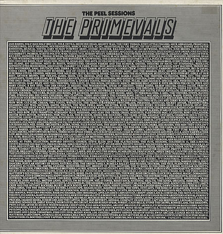 Primevals - Peel Sessions - Used Vinyl Record 12" image 1