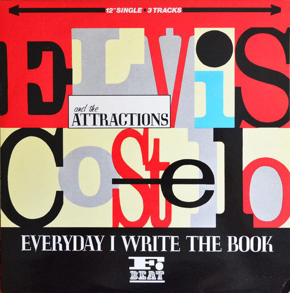Elvis Costello & The - Everyday I Write The Book - Used Vinyl Record 12" image 1