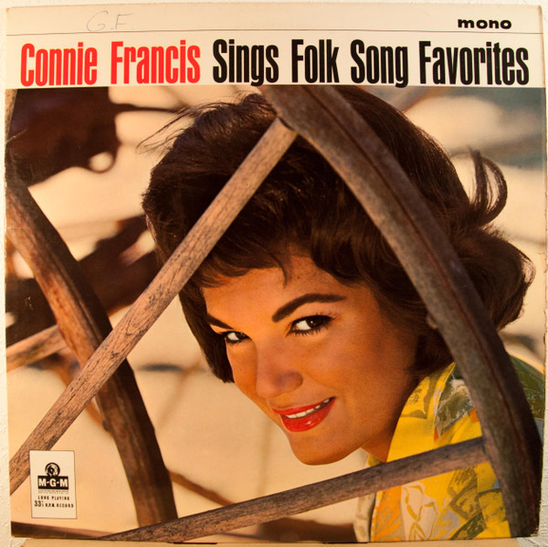 Connie Francis - Sings Folk Song Favorites - Used Vinyl Record image 1