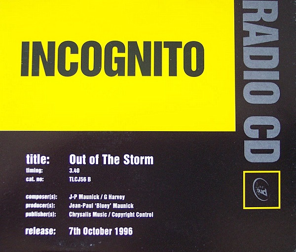 Incognito - Out Of The Storm - Used CD image 1