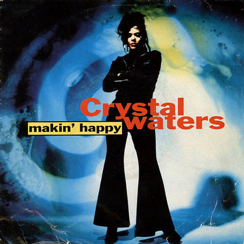 Crystal Waters - Makin' Happy - Used Vinyl Record 7" image 1