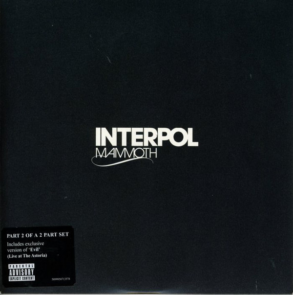 Interpol - Mammoth - Used Vinyl Record 7" image 1