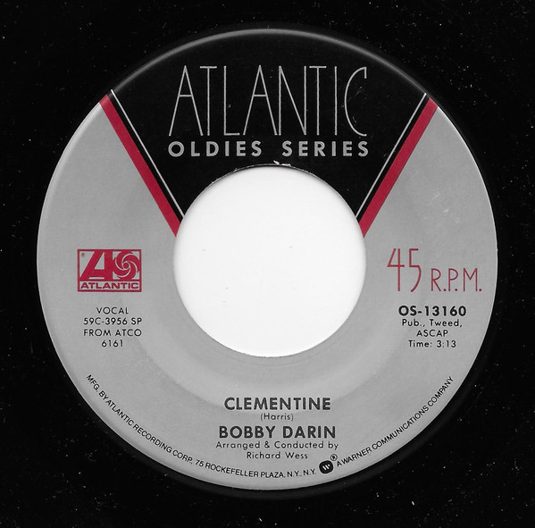 Bobby Darin - Clementine - Used Vinyl Record 7" image 1