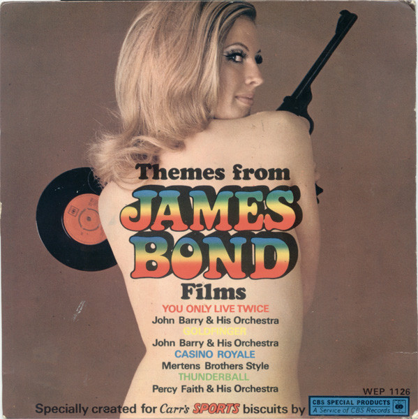 Various - mes From James Bond Films - Used Vinyl Record 7" image 1