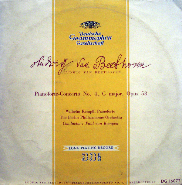 Ludwig van Beethoven - Pianoforte-Concerto No. 4, G Major, Opus 58 - Us image 1