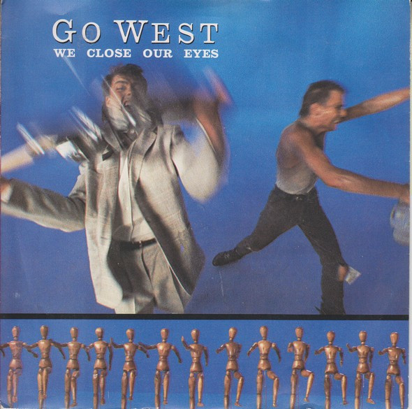 Go West - We Close Our Eyes - Used Vinyl Record 7" image 1