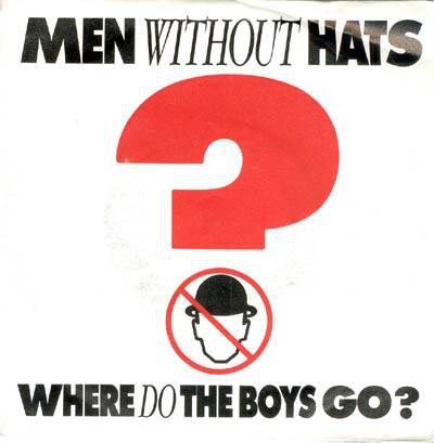 Men Without Hats - Where Do The Boys Go? - Used Vinyl Record 7" image 1