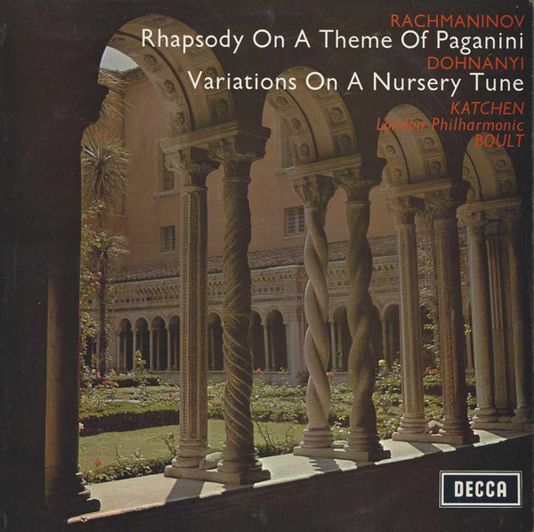 Rhapsody On A Theme Of Paganini / Variations On A Nursery Tune