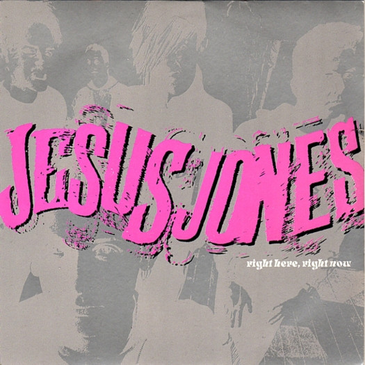 Jesus Jones - Right Here, Right Now - Used Vinyl Record 7" image 1