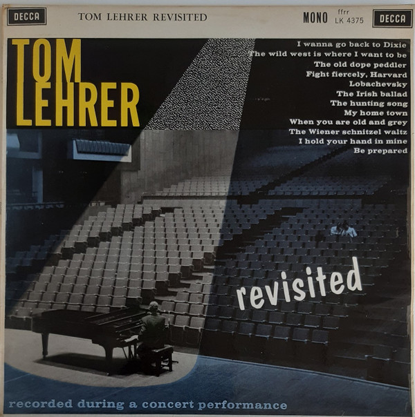 Tom Lehrer - Revisited - Used Vinyl Record image 1