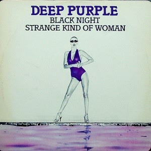 Deep Purple - Black Night / Strange Kind Of Woman - Used Vinyl Record 1 image 1
